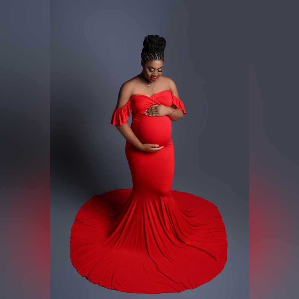 Women Lace Maxi Maternity Dress Pregnancy Photo shoot